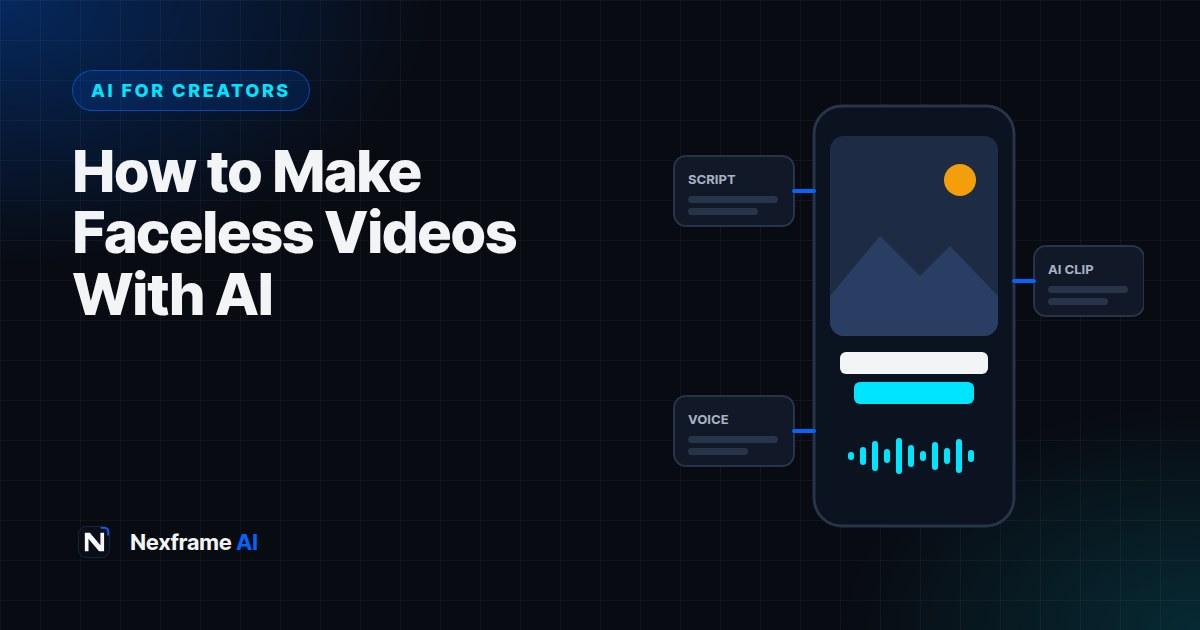 How to Make Faceless Videos With AI in 2026