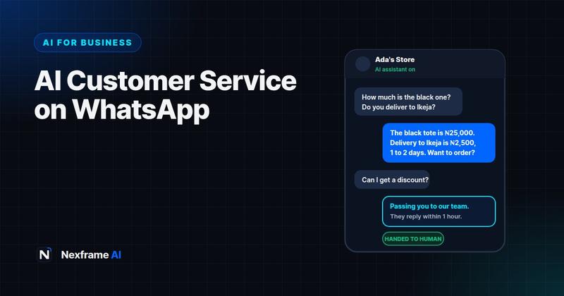 AI Customer Service on WhatsApp for Small Businesses