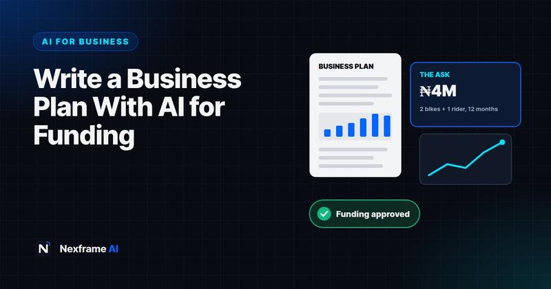 How to Write a Business Plan With AI for Funding