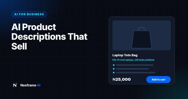 AI Product Descriptions That Sell: A Guide for Shops