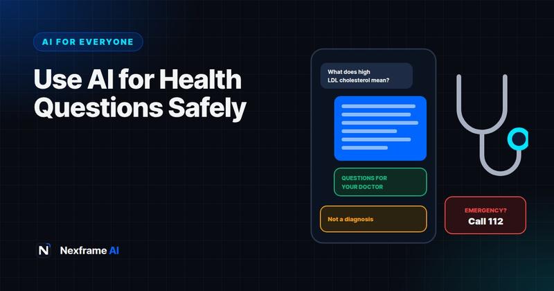 How to Use AI for Health Questions Safely
