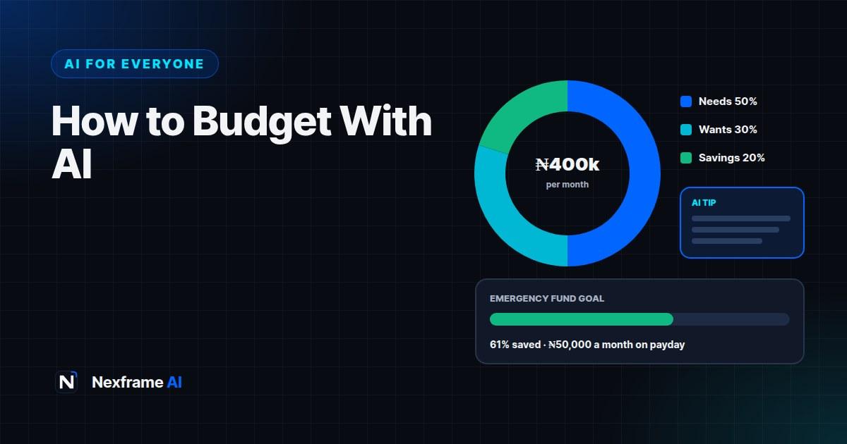 How to Budget With AI: A Simple Money Guide