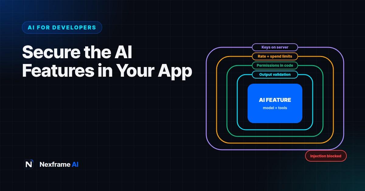How to Secure AI Features in Your App (2026 Guide)