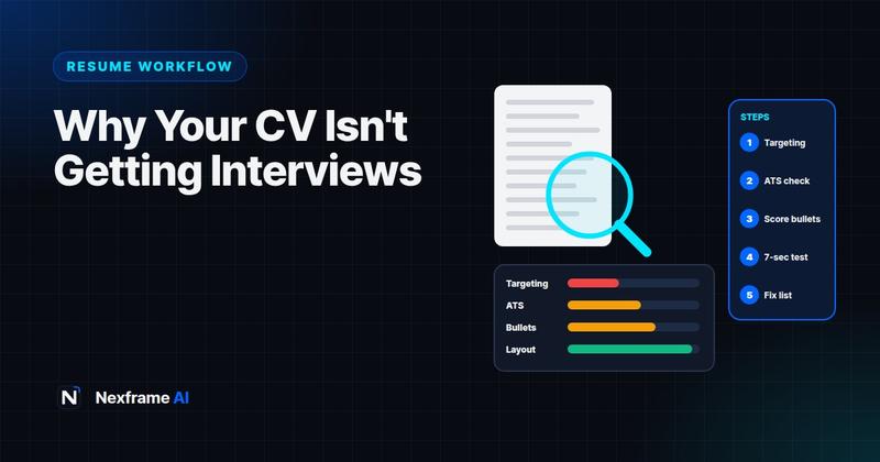 Why Am I Not Getting Interviews? 30-Minute Resume Audit