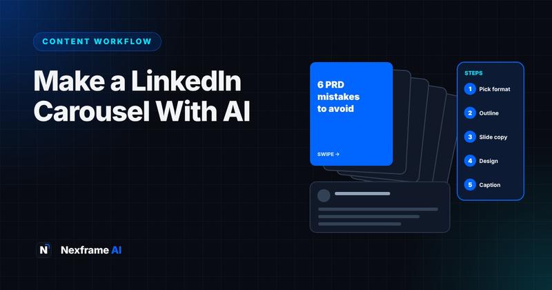 LinkedIn Carousel: Turn One Idea Into a Post With AI