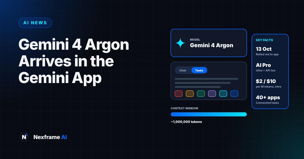 Gemini 4 Is Here: What Argon Means for Gemini App Users