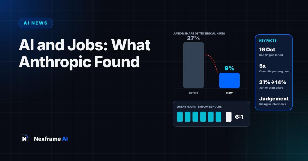 AI Taking Jobs? What Anthropic Found Inside Its Own Company