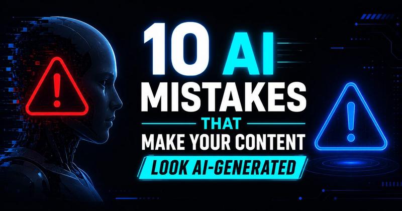 Signs of AI Writing: 12 Mistakes That Make Content Look AI Generated