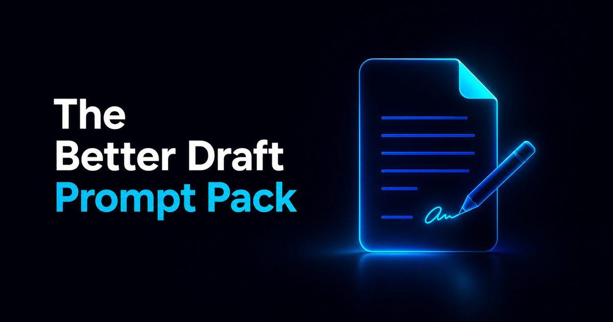 The “Better Draft” Prompt Pack: Make Essays Clearer, Faster, and Still 100% Yours
