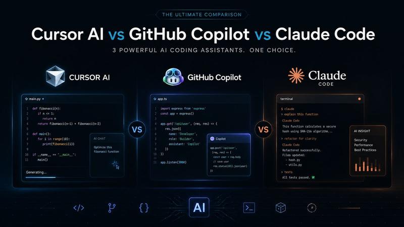 Claude Code vs Cursor vs GitHub Copilot: Which Should You Use in 2026?