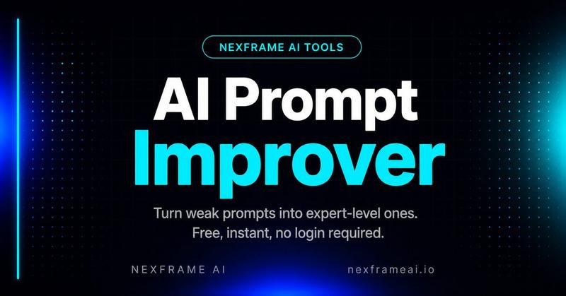 Free AI Prompt Improver: Turn Weak Prompts Into Strong Ones