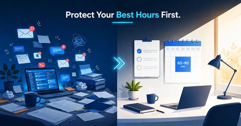 Protect Your Best Hours First (So Busy Days Stop Producing Nothing)
