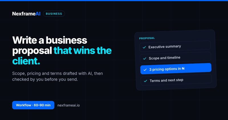 Write a Business Proposal With AI That Wins Clients