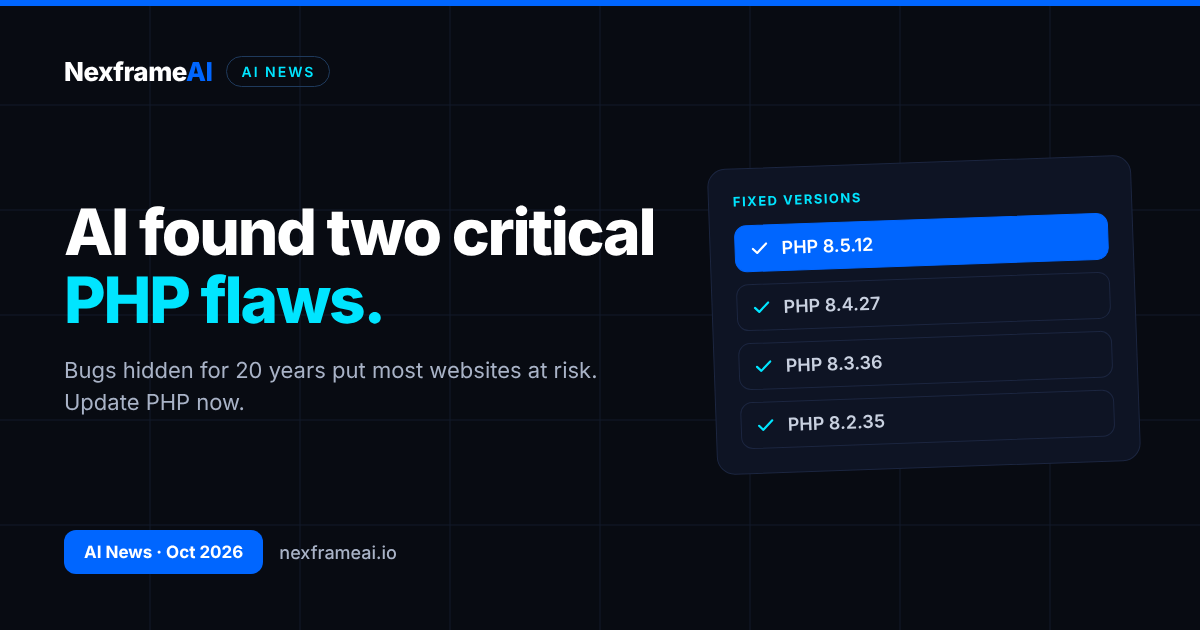 AI Found Two 20-Year-Old PHP Flaws: Why Your Website Needs an Update Now